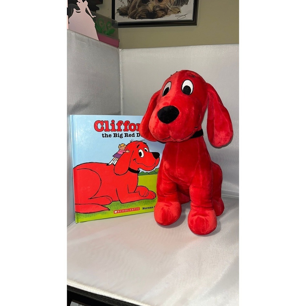 Clifford the Big Red Dog Plush & Hardcover Book Set Kohls Cares Scholastic Red